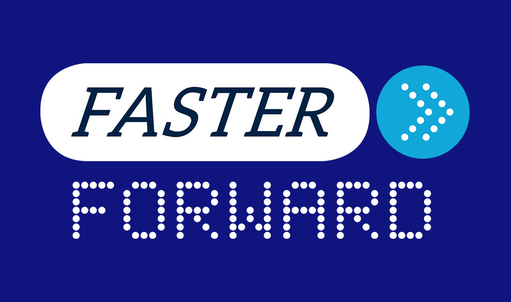 Faster Forward logo.